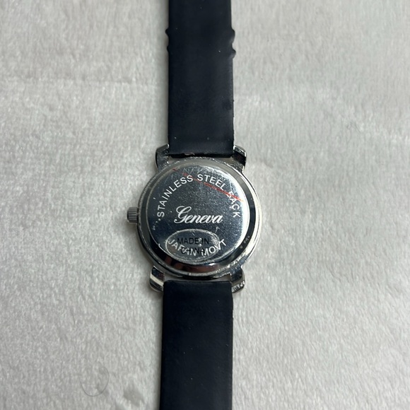 Geneva Quartz Girls Ladybug with Cherries Black Wrist Watch Water Resistant - Picture 13 of 14